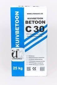 betoon-c30-uus_1_1_1_1_1 UNINAKS Betong C30 Grå 1000 kg – Torrbetong C25/30