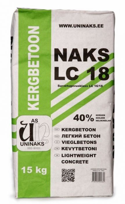 UNINAKS Lättbetong NAKS LC18 15 kg