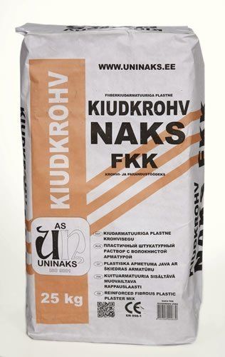 UNINAKS Fiberförstärkt Putsbruk FKK 25 kg