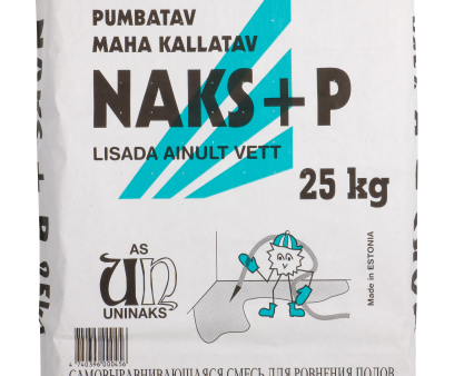 UNINAKS NAKS+P Självutjämnande Golvspackel 25 kg