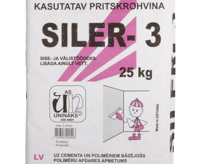 UNINAKS SILER-3 Ytputs Vit 25 kg