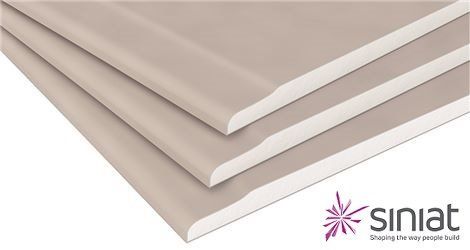 Brandklassad Gipsskiva F 12,5 × 1200 × 2600 mm