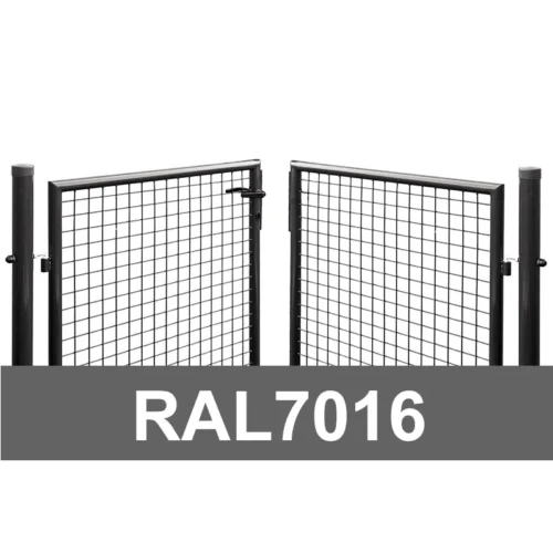 Nätgrind 4 m RAL7016 Antracitgrå
