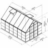 balance1 Palram Balance Hybrid Växthus 8,9 m²