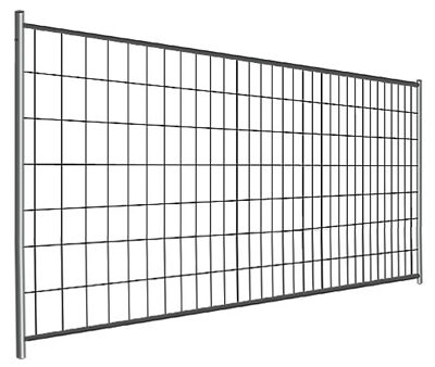 Byggstängsel 3,5 × 2 m – Mobilt Byggstängsel