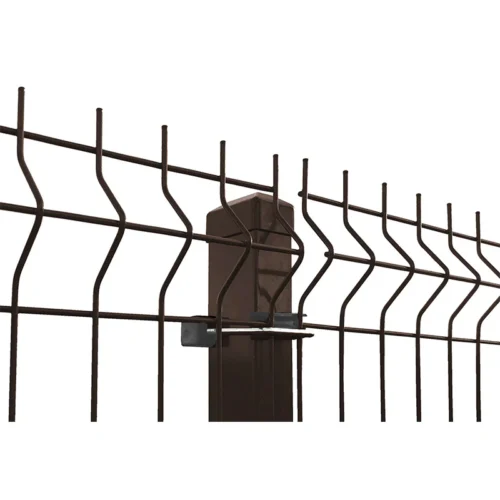 3D Stängselpanel 4 mm RAL8017 Brun
