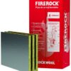 firerock 1 Rockwool Firerock brandskyddsskiva med folie 30 mm – 6 m²/paket