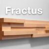 Väggpanel Fractus, paket 1 m²