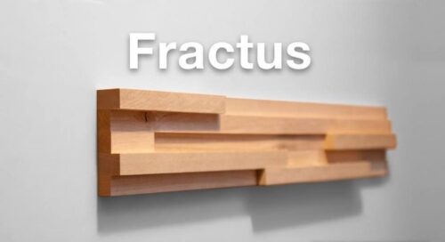Väggpanel Fractus, paket 1 m²