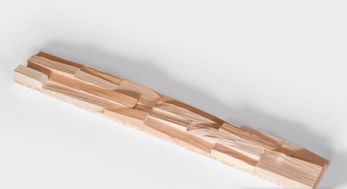 Väggpanel Rosa, paket 1 m²