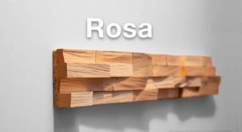 Väggpanel Rosa, paket 1 m²