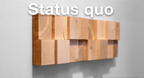 Väggpanel Status Qou, paket 1 m²