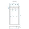 Tycroc UHP golvvärmeskiva 16 mm för rör 1200×600×25 mm