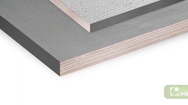 Grå UV-beständig filmfanér FW 1250×2500 mm