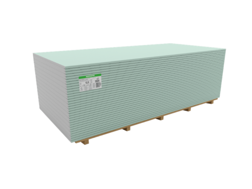 Fuktbeständig gipsskiva Norgips Q GKBI H2 12,5×1200×2600 mm