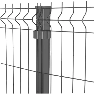 3D-stängselpanel 3 mm RAL7016 grå