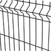 3D-stängselpanel 4 mm RAL9005 svart
