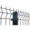 3D-stängselpanel 4 mm RAL9005 svart