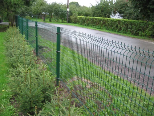 Hållbar stängselstolpe 40x60 mm RAL6005 grön
