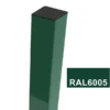 Stängselstolpe 60x60 mm RAL7016 grå
