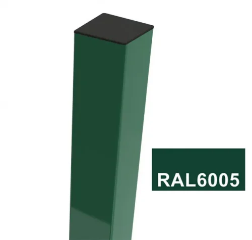 Stängselstolpe 60x60 mm RAL7016 grå