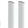 Galvaniserad stängselstolpe 40x60 mm (200 g/m²)