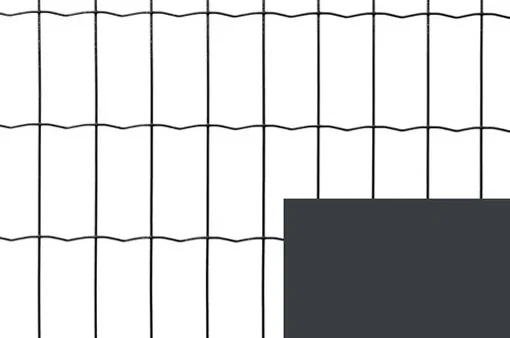 aitaverkko-harmaa-ral7016-1 Strong stängselnät Ø2,5 mm – PVC-belagt svetsat stängsel 25 m RAL7016