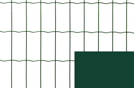 aitaverkko_vihreä-RAL6005-1 Strong stängselnät Ø2,5 mm – PVC-belagt svetsat stängsel 25 m RAL6005