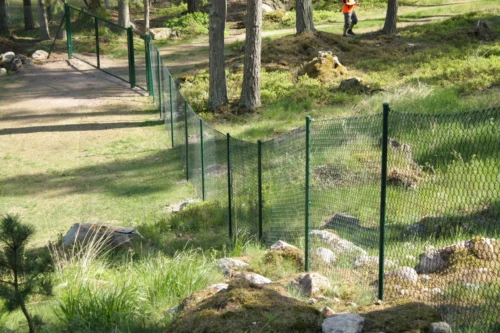 Pansarstängsel Ø2,5 mm – PVC-belagt pansarnät 12,5 m RAL6005