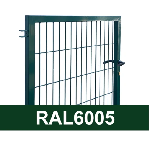 Gånggrind för nätstaket STRONG 1 m – RAL6005 grön